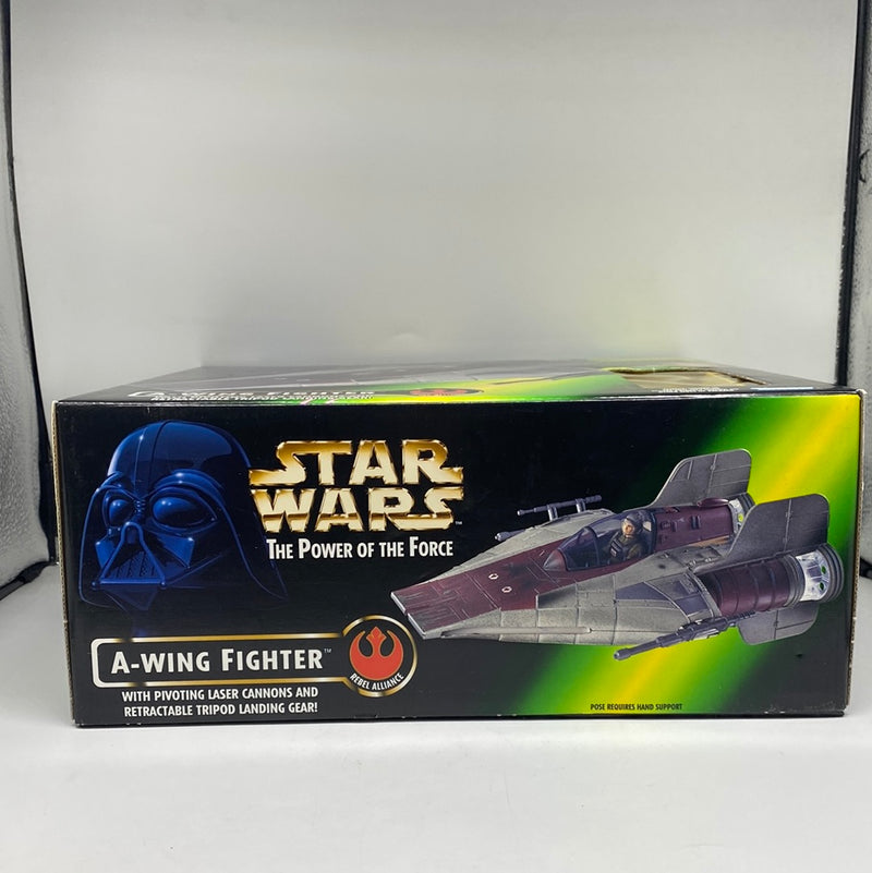 Star Wars Power of the Force A-Wing Fighter 12 in Action Figure