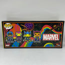 Funko Pop! Marvel: Captain America/Iron Man/Thor/Doctor Strange (Blacklight) (4 Pack) Bobble-Heads Target Exclusive DAMAGED