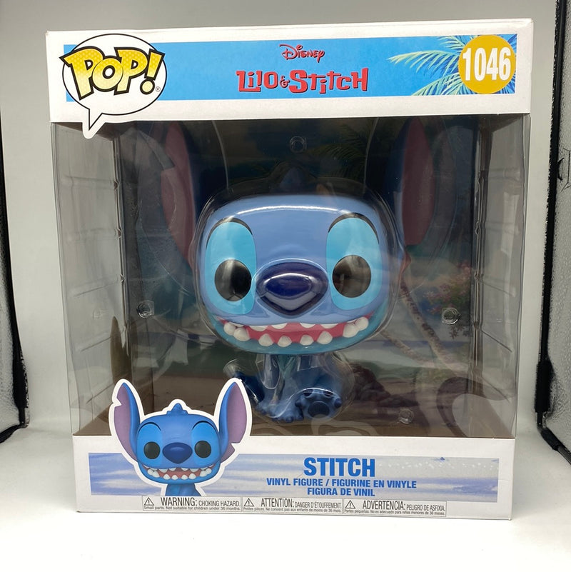 Funko Pop! Jumbo Disney's Lilo & Stitch: Stitch (Smiling)(Seated)