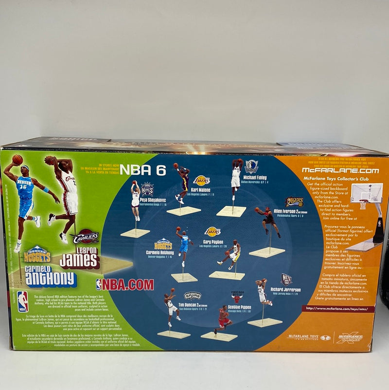 LeBron James & Carmelo Anthony NBA Figures Special Edition Deluxe Boxed Set