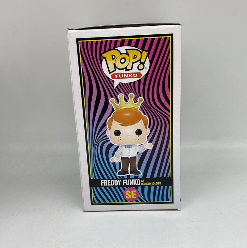 Funko Pop! Funko: Freddy Funko as Masked Soldier SE Vinyl Figure Funko Fundays Backlight Battle 4000 PCS Limited Edition DAMAGED