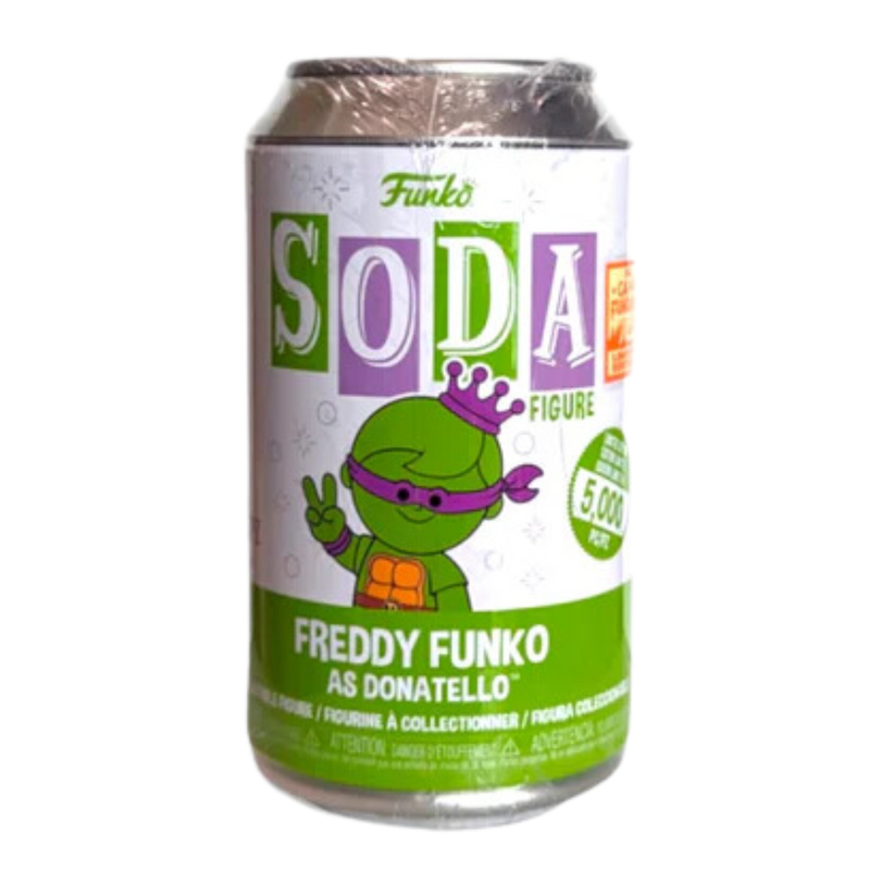 Funko Soda Freddy Funko as Donatello - Sealed Can