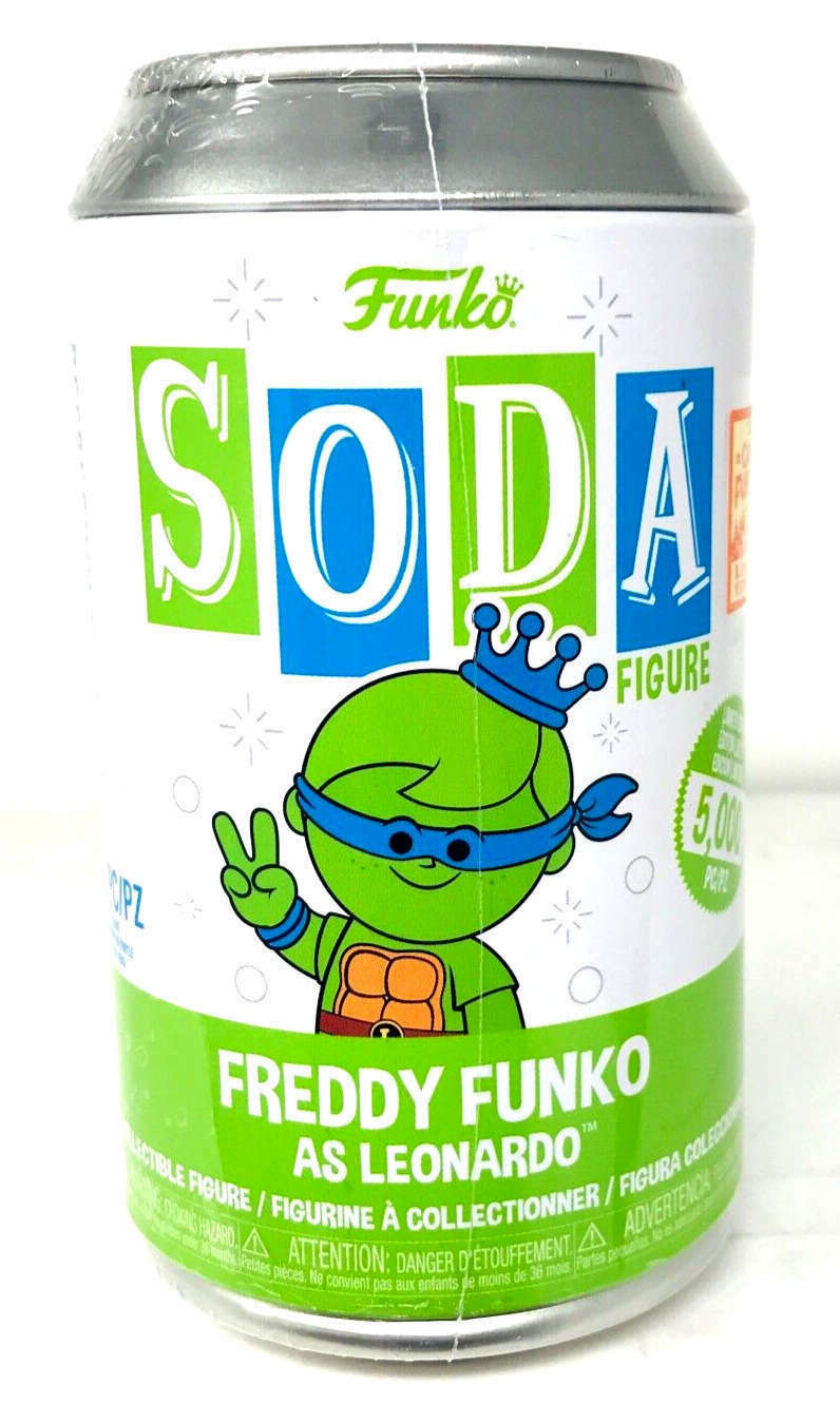 Funko Soda Freddy Funko as Leonardo - Sealed Can