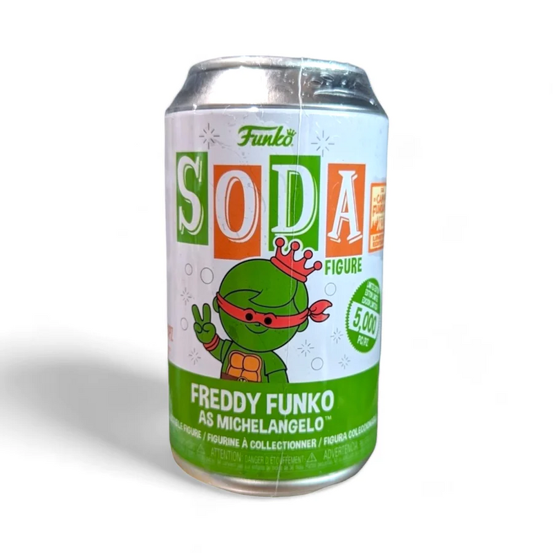 Funko Soda Freddy Funko as Michaelangelo - Sealed Can