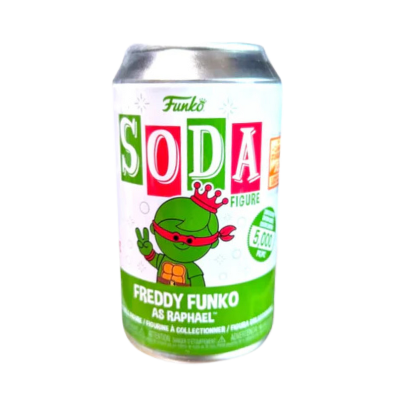 Funko Soda Freddy Funko as Raphael - Sealed Can