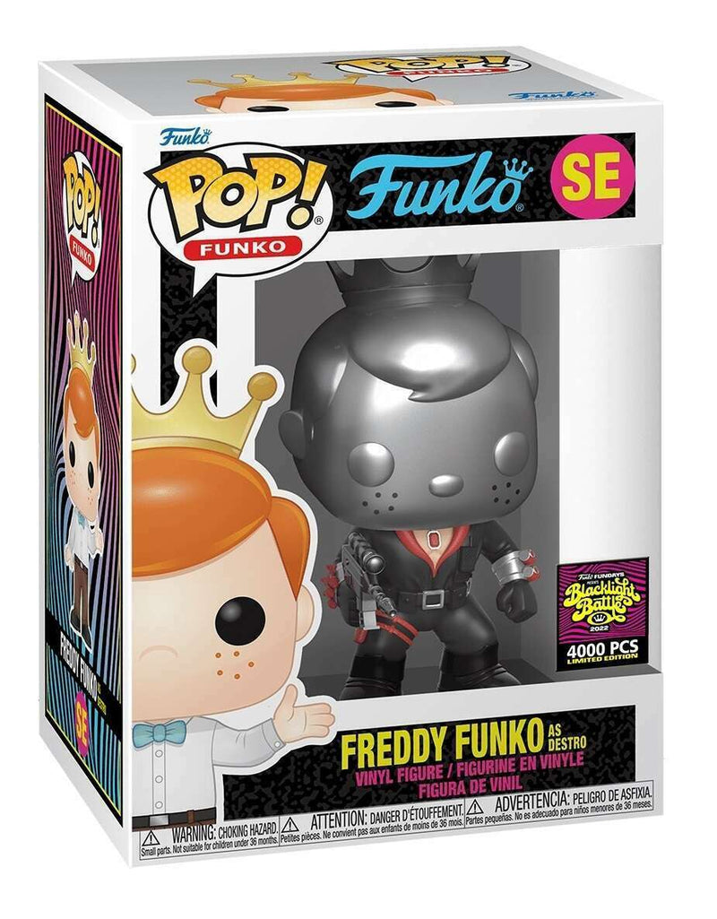 Freddy Funko as Destro Blacklight Battle 2022