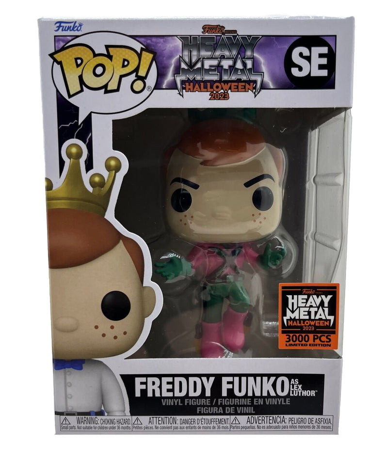 Freddy Funko as Lex Luthor Heavy Metal Halloween 2023