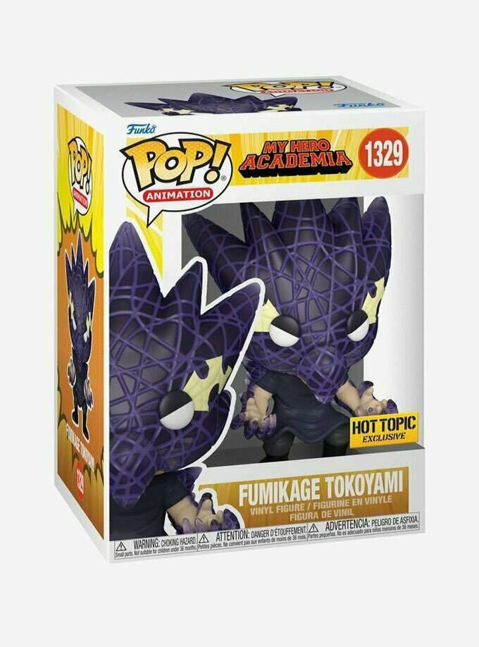 Fumikage Tokoyami Hot Topic Exclusive Pop! Vinyl Figure
