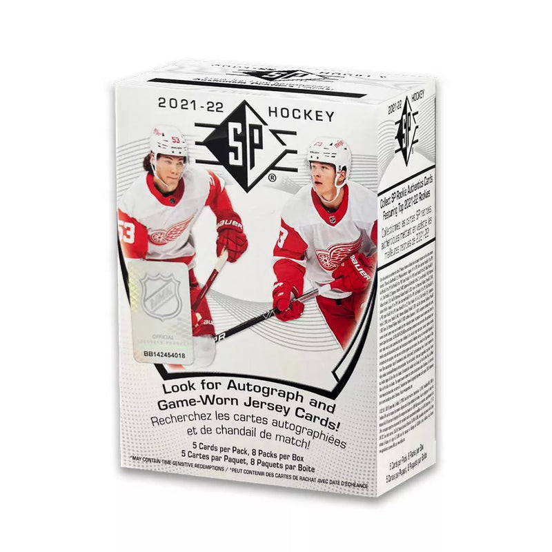 Upper Deck 2021-22 NHL SP Hockey Trading Card Blaster Box