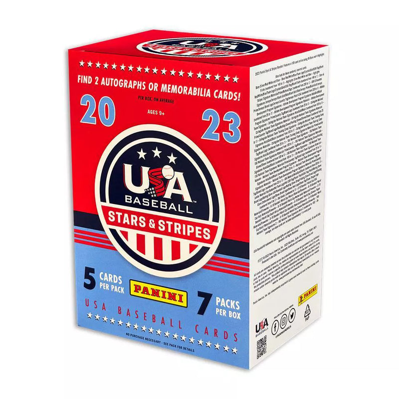 2023 Panini USA Baseball Stars & Stripes Trading Card Blaster Box