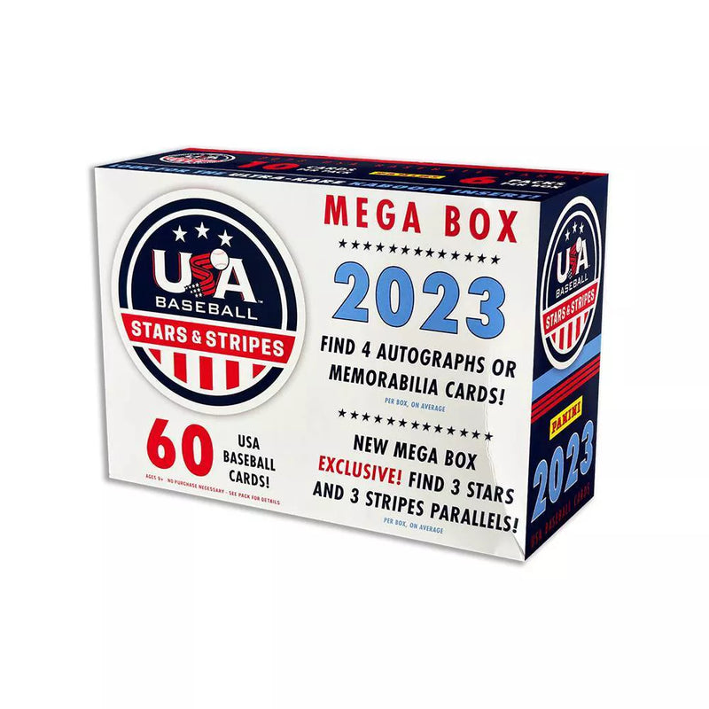 2023 Panini USA Baseball Stars & Stripes Trading Card Mega Box