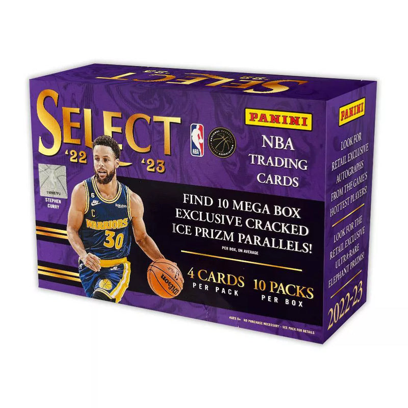 2022-23 Panini NBA Select Basketball Trading Card Mega Box