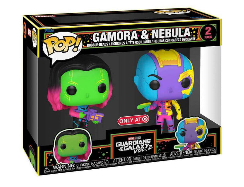 Gamora and Nebula Blacklight Target Exclusive 2 Pack