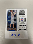 2022-23 Panini Contenders Buddy Boeheim Rookie Ticket Auto