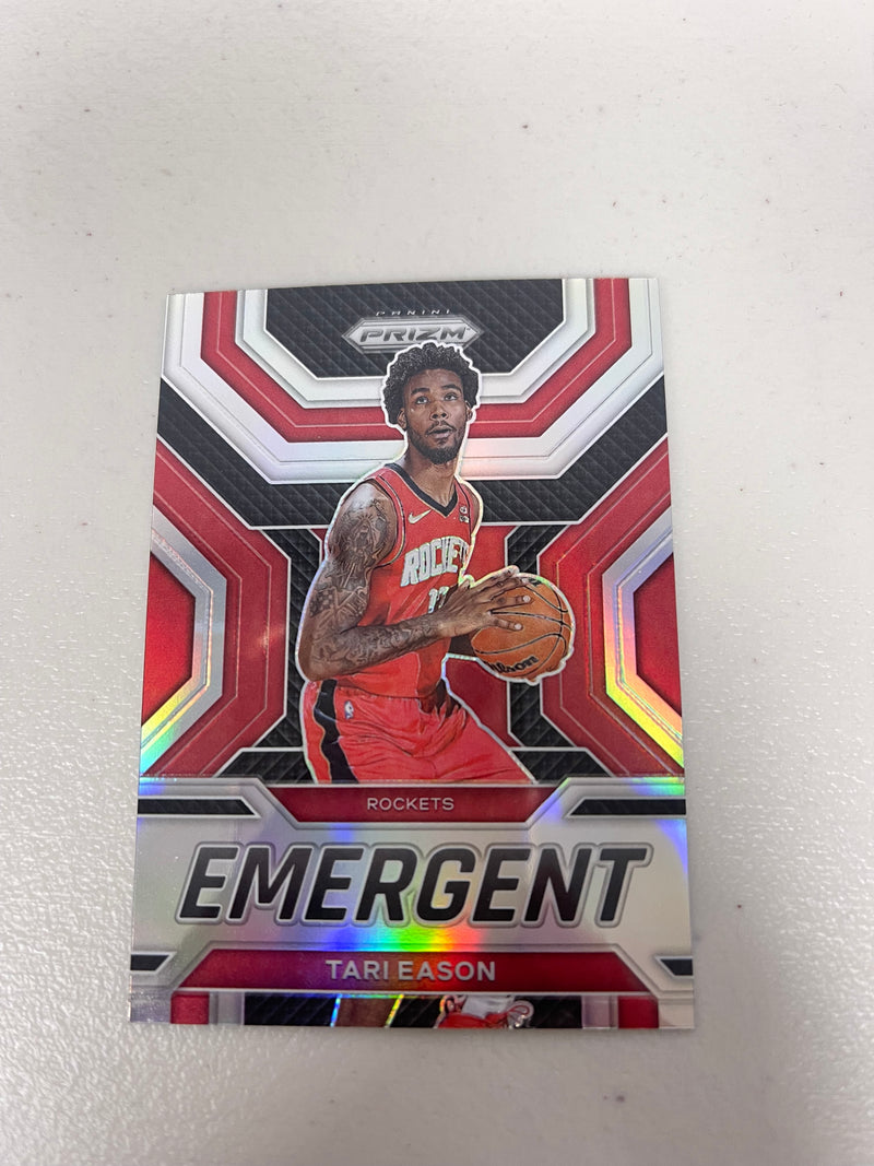 2022-23 Panini Prizm Tari Eason Emergent RC Silver Prizm Near Mint