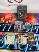 Talisman The Magical Quest Game Revised 4th Edition game board with 6 expansions open box complete with accessories and manual