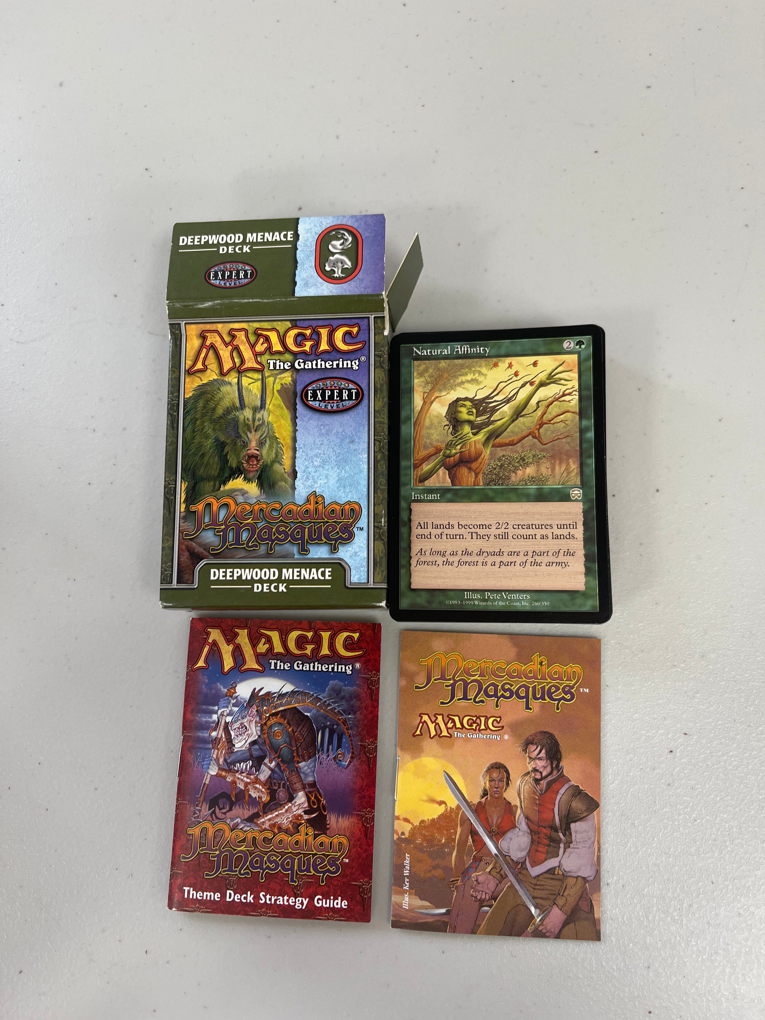 Magic The Gathering Mercadian Masques Deepwood Menace Deck Expert Leve