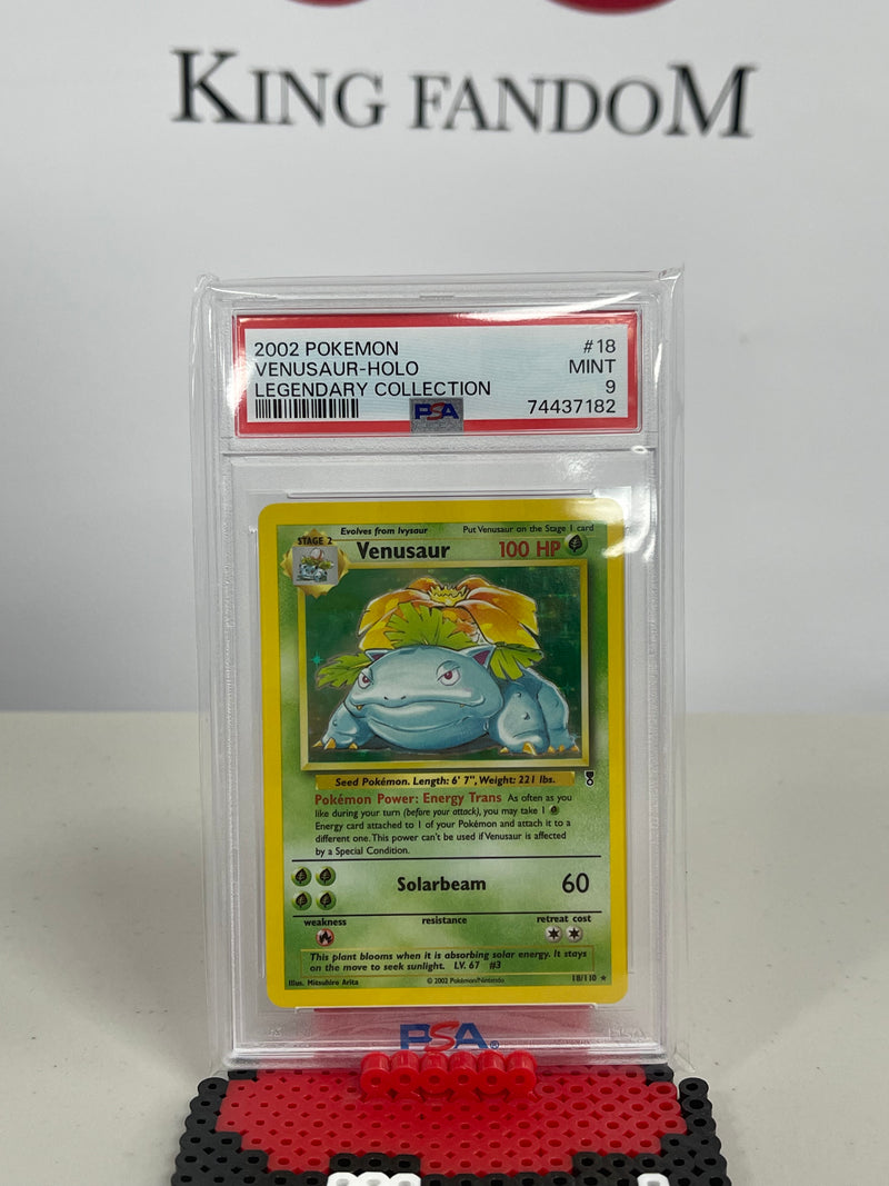 PSA 9 Venusaur 18/110 Pokemon Legendary Collection Holo Rare Mint