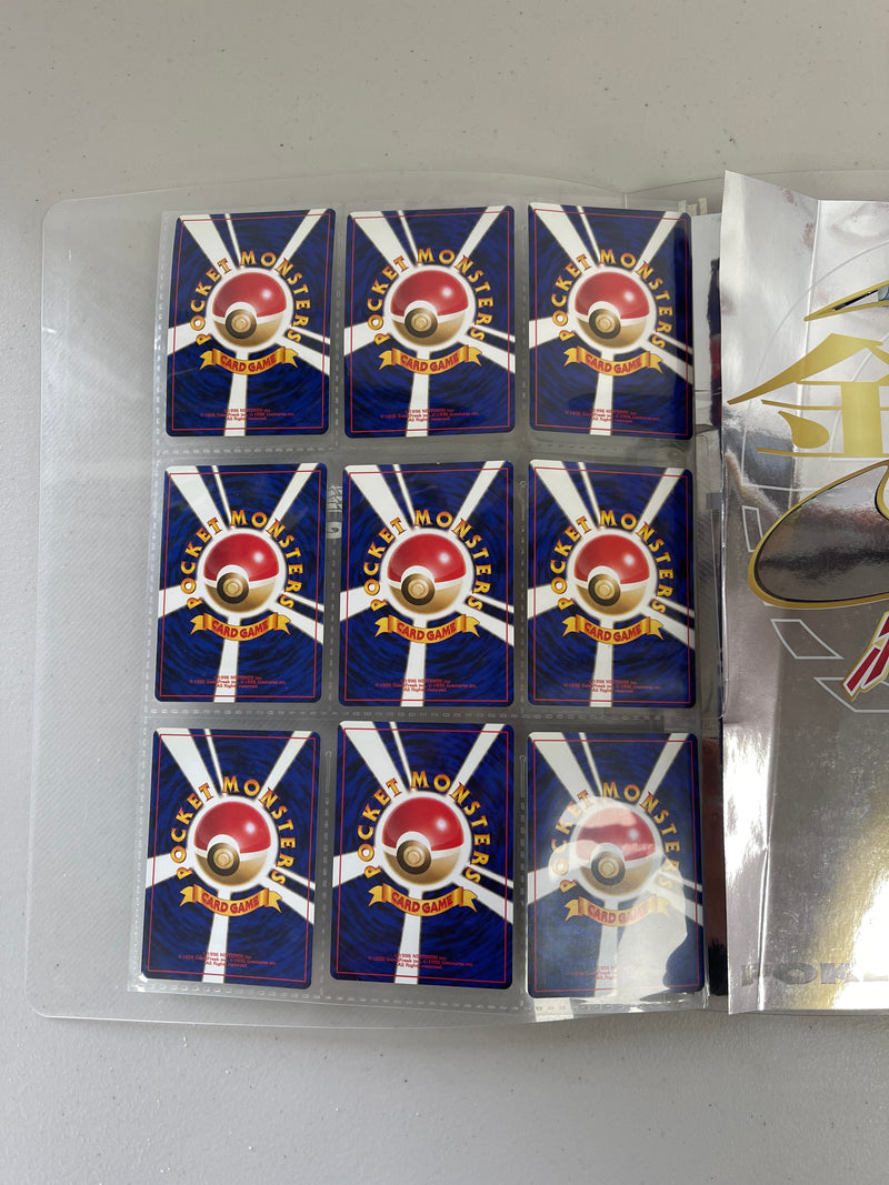 1999 Japanese Pokmon Neo Genesis PROMO, 9 Cards, Binder, Premium File 1999 Japanese Pokmon Neo Genesis PROMO, 9 Cards, Binder, Premium File