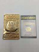 Jigglypuff - 1999 Pokémon 23K Gold Plated Trading Card Limited Edition Burger King