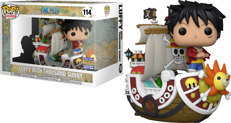 Luffy With Thousand Sunny (Winter Convention Sticker) Pop! Vinyl Figure