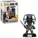 Star Wars: The Mandalorian with Darksaber GITD Box Warehouse Exclusive Pop! Vinyl Figure