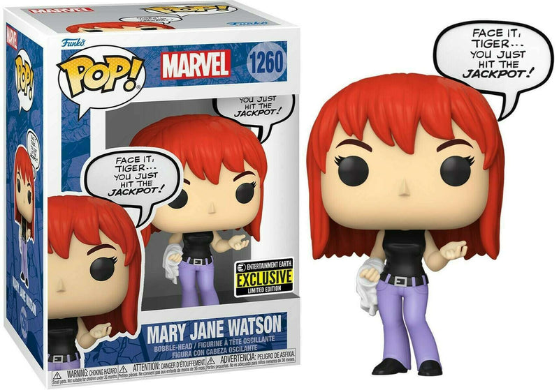 Mary Jane Watson (With Speech Bubble) Entertainment Earth Exclusive