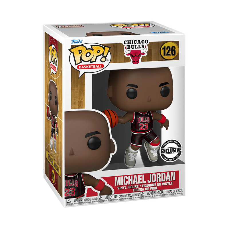 Chicago Bulls Michael Jordan Black Pinstripes SE Pop! Vinyl Figure