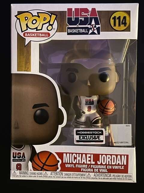 Michael Jordan (Team USA) Hobbiestock Exclusive Pop! Vinyl Figure