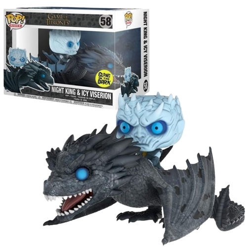 Game of Thrones Night King & Icy Viserion GITD