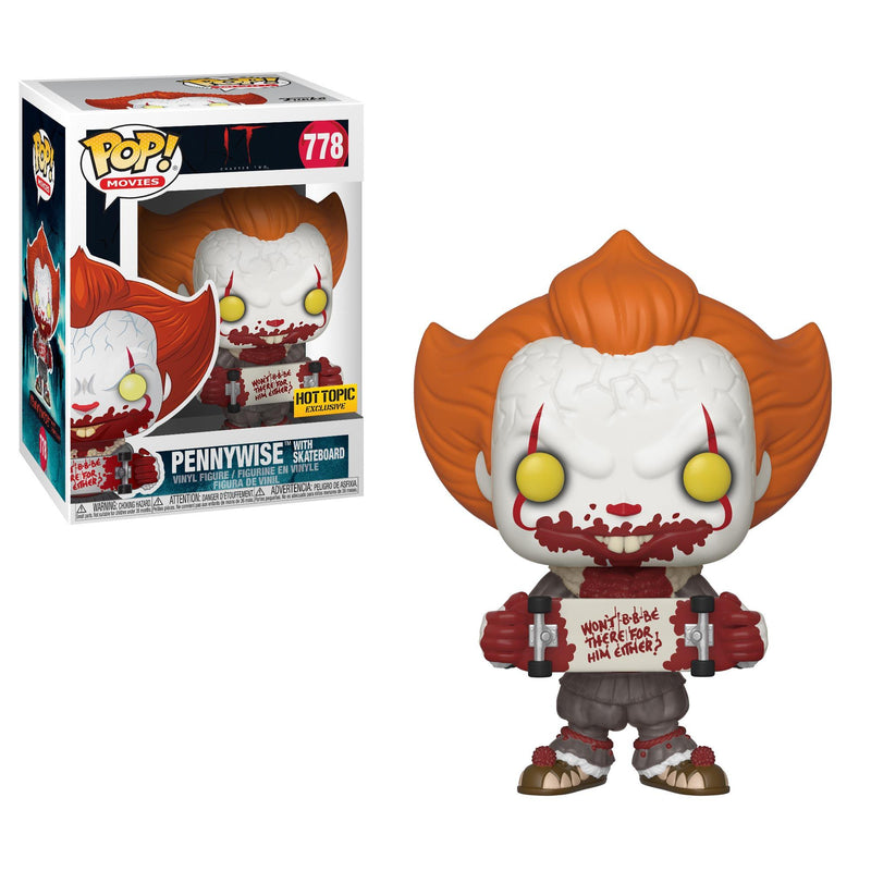 Pennywise with Skateboard Hot Topic Exclusive