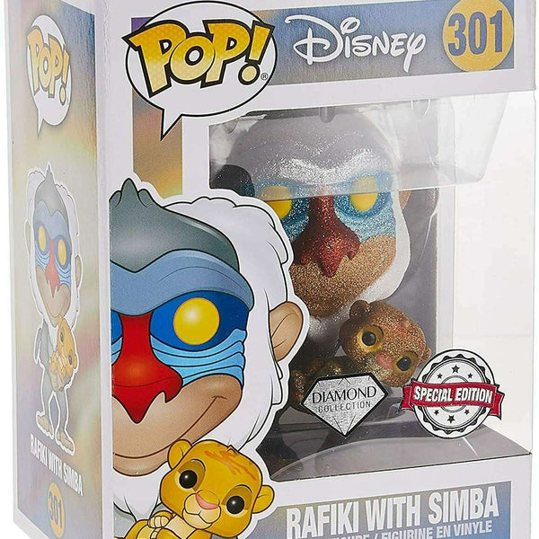 The Lion King Rafiki with Baby Simba Diamond Special Edition Pop Viny