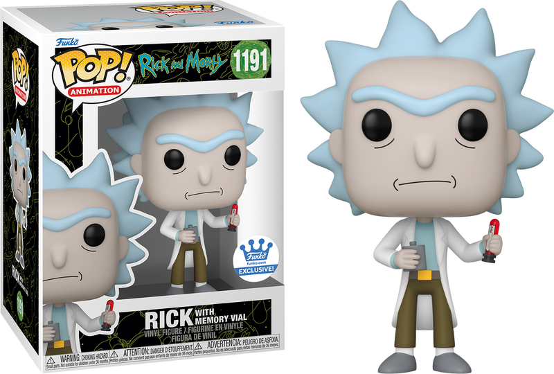 Rick with Memory Vial Funko Exclusive