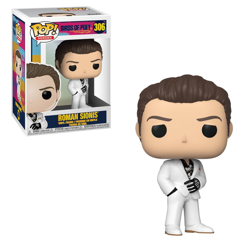 Funko Pop Birds of Prey Roman Sionis in White Suit - Collectible Figure