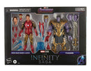 Hasbro Marvel Legends Avengers Endgame Iron Man vs Thanos Action Figure Two Pack