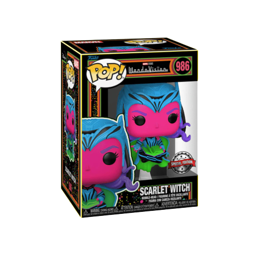 Scarlet Witch with Darkhold (Blacklight) Special Edition Pop! Vinyl Figure