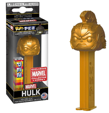 Funko Pop! Pez Hulk (Gold) Exclusive Marvel Collector Corps