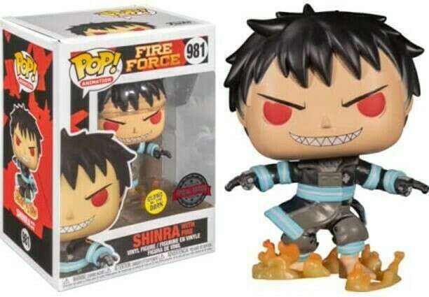 Fire Force Shinra with Fire (Glow in the Dark) Special Edition Exclusive