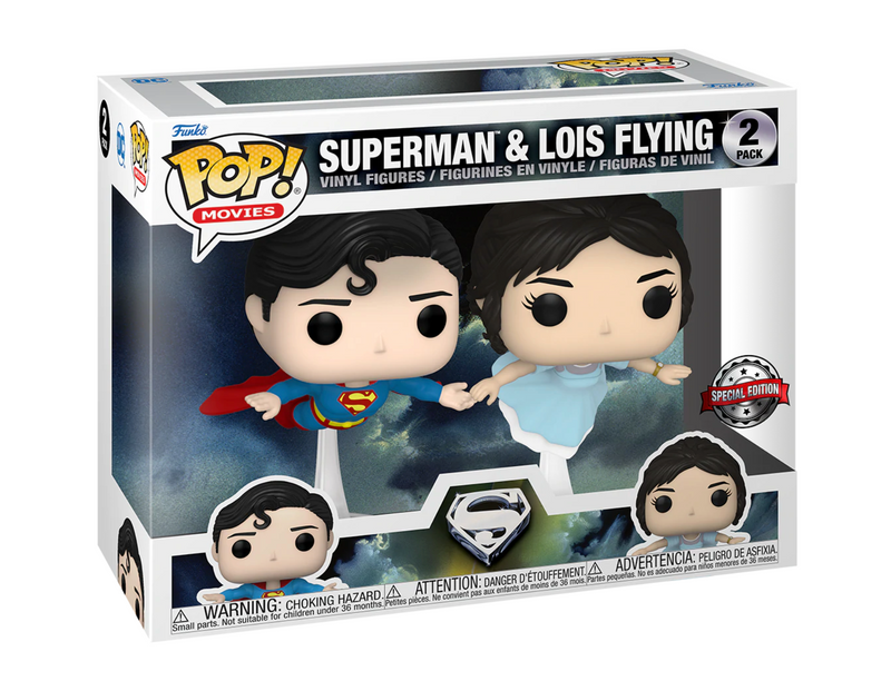 Supeman and Lois Flying Special Edition 2 Pack