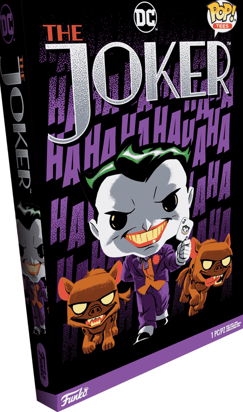 The Joker Adult Black Funko Pop! Boxed Large T-Shirt