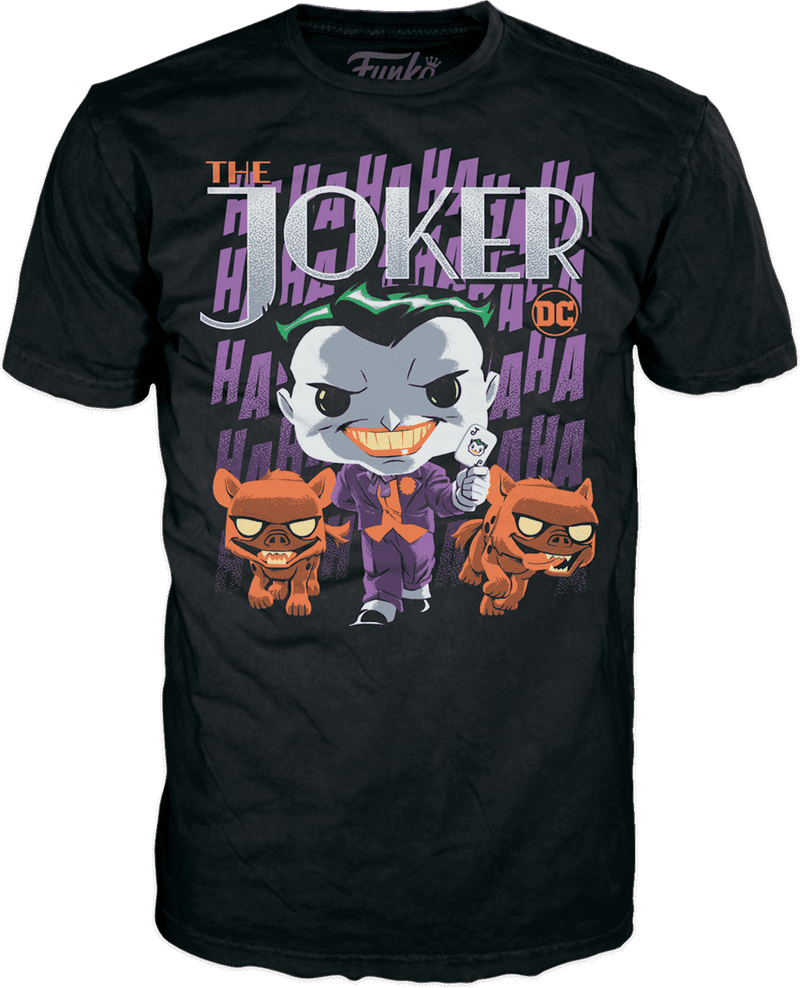 The Joker Adult Black Funko Pop! Boxed Large T-Shirt