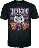 The Joker Adult Black Funko Pop! Boxed T-ShirtSize XL