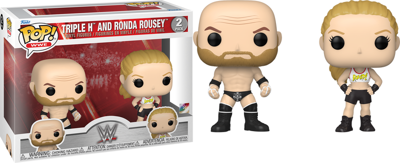 Triple H and Ronda Rousey 2 Pack
