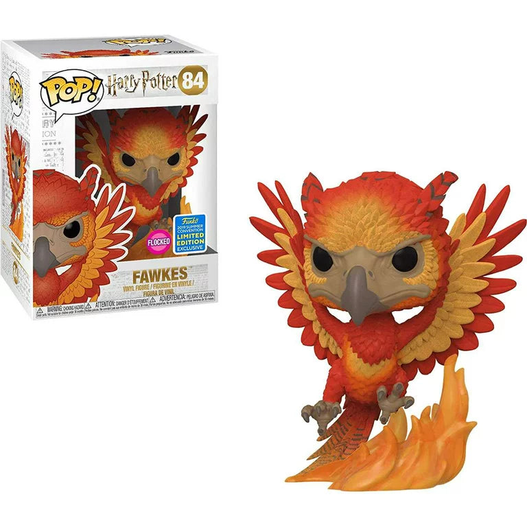 Harry Potter Fawkes Flocked 2019 Summer Convention