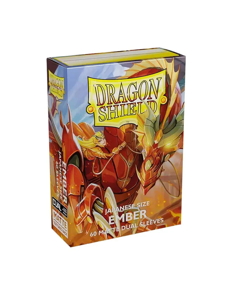 Dragon Shield: Japanese Size Dual Matte Sleeves (60ct) - Ember