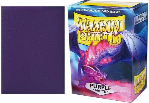 Dragon Shield: Standard Size Matte Sleeves (100ct) - Purple