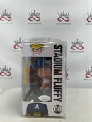 Stadium Fluffy Funko Pop 08 (Home) Signed COA JSA
