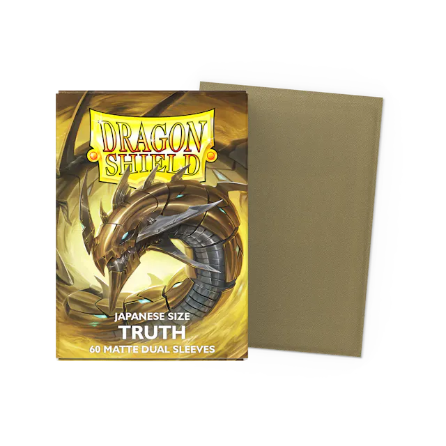 Dragon Shield - Truth - Matte Dual Sleeves - Japanese Size (60 pack)