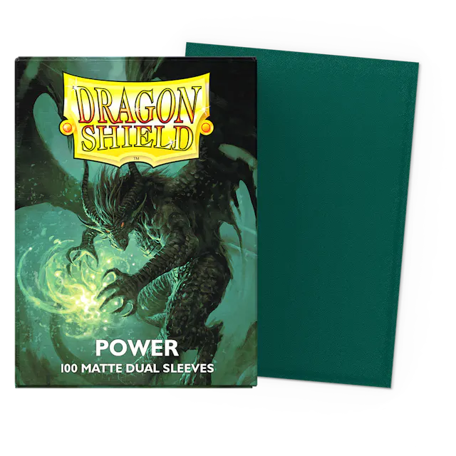 Dragon Shield - Power - Matte Dual Sleeves - Standard Size (100 pack)