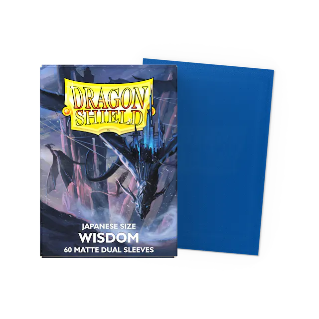 Dragon Shield Dual Matte Japanese Sleeves - Wisdom (60-Pack)